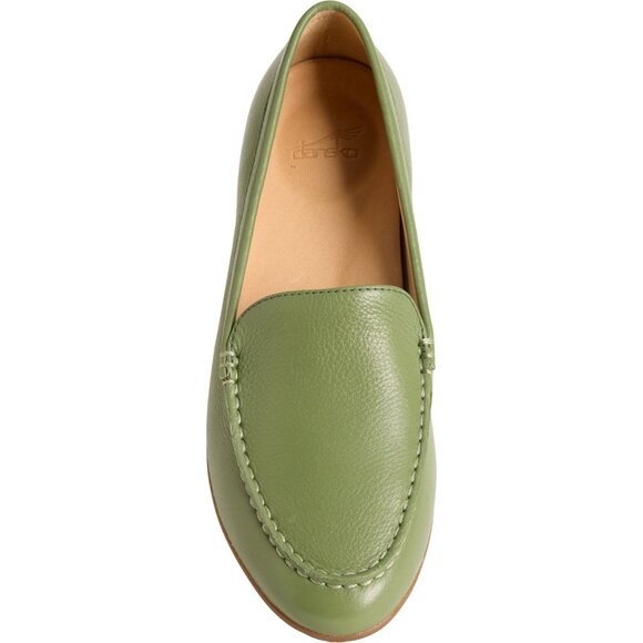 NEW Dansko Lorri Loafers - Leather, Slip-Ons IN Jade Waxy For Women 925 4s2 - Picture 3 of 7